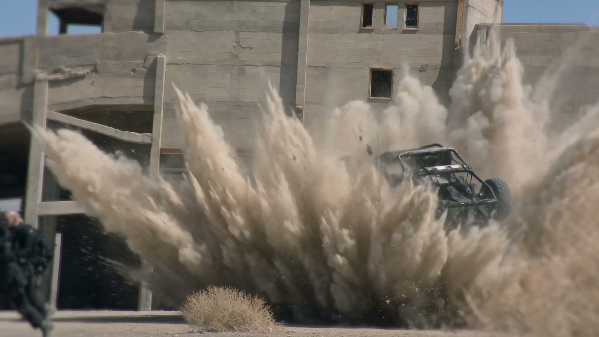 Live-fire demonstration at the training city.