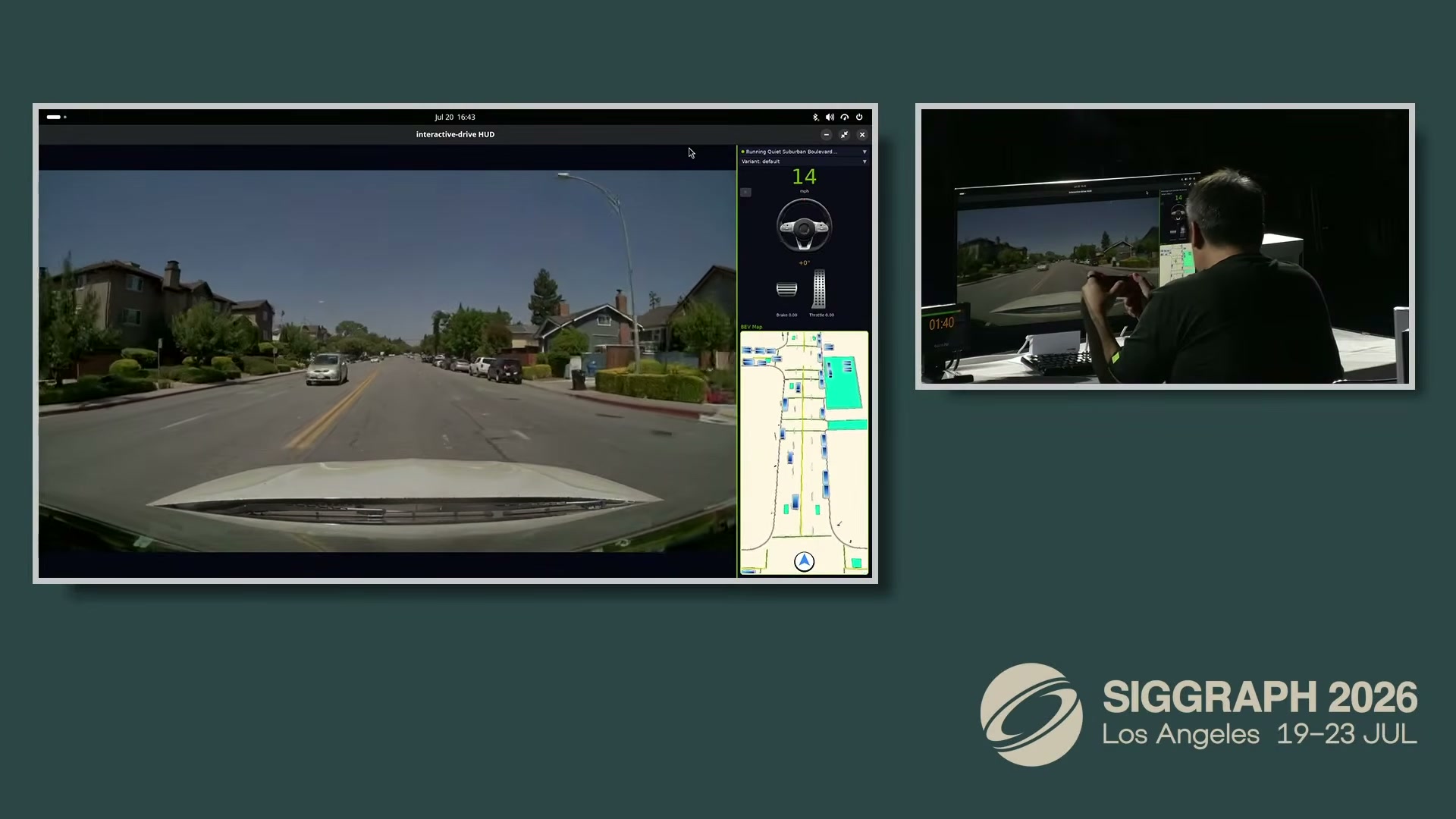 From 64 GB300s to 16 Vera Rubins to this: the playable world sim running on a single RTX Pro 6000.